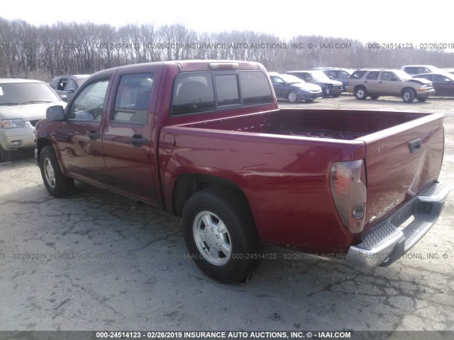 1GCCS136958168726 - 2005 CHEVROLET COLORADO RED photo 3