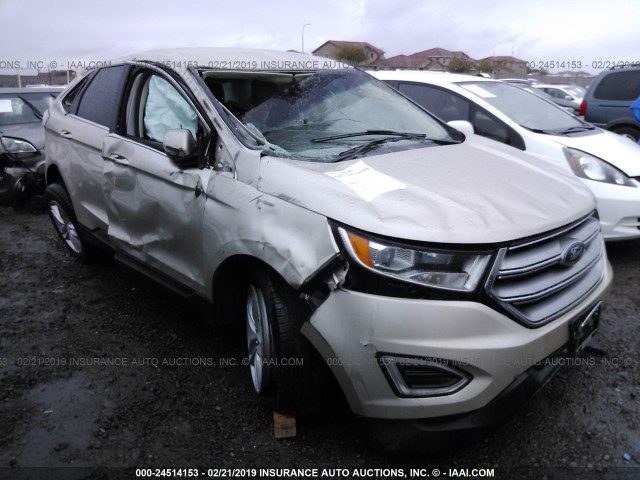 2FMPK3J80HBC45496 - 2017 FORD EDGE SEL BLACK photo 1