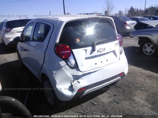 KL8CB6S9XEC521358 - 2014 CHEVROLET SPARK LS WHITE photo 3