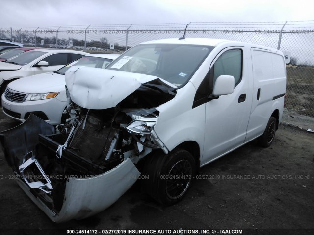 3N6CM0KNXFK690025 - 2015 NISSAN NV200 2.5S/2.5SV WHITE photo 2