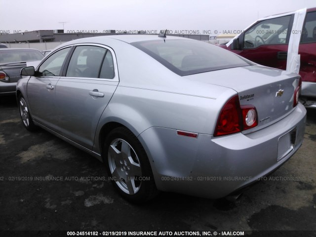 1G1ZJ57739F204766 - 2009 CHEVROLET MALIBU 2LT SILVER photo 3