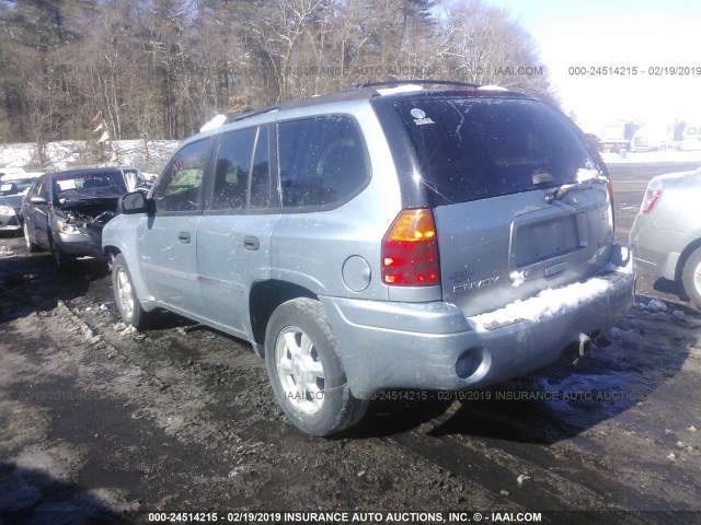 1GKDT13S662349774 - 2006 GMC ENVOY Light Blue photo 3