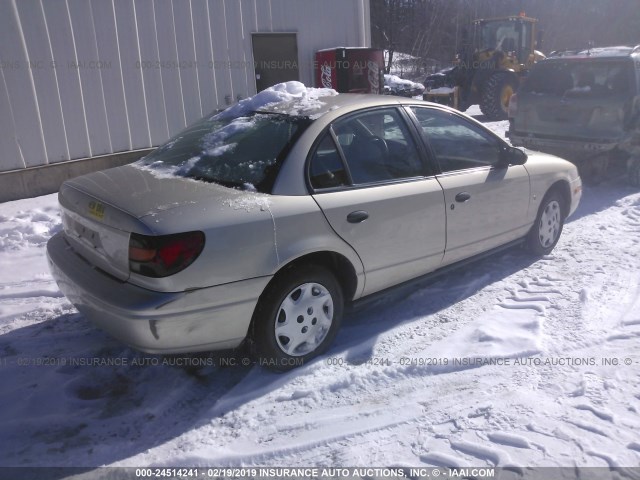 1G8ZH52862Z109717 - 2002 SATURN SL1 GOLD photo 4