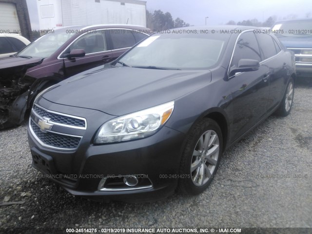 1G11E5SA3DF275169 - 2013 CHEVROLET MALIBU 2LT GRAY photo 2