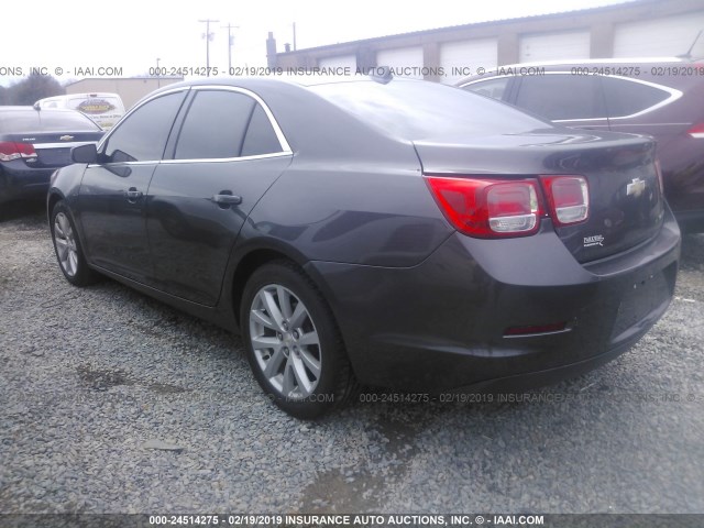 1G11E5SA3DF275169 - 2013 CHEVROLET MALIBU 2LT GRAY photo 3