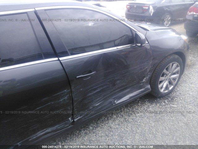 1G11E5SA3DF275169 - 2013 CHEVROLET MALIBU 2LT GRAY photo 6