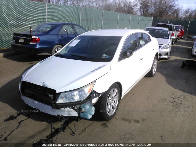 1G4GC5E34DF160998 - 2013 BUICK LACROSSE WHITE photo 2