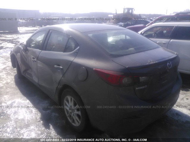 3MZBM1V73FM162152 - 2015 MAZDA 3 TOURING GRAY photo 3