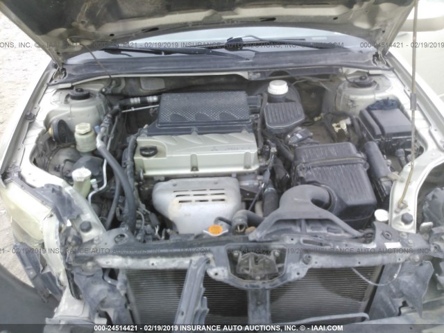 4A3AB36F44E116108 - 2004 MITSUBISHI GALANT ES MEDIUM/LS MEDIUM CREAM photo 10