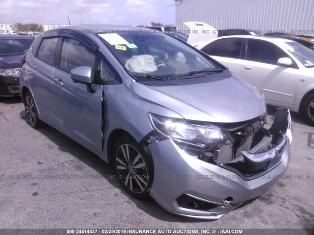 3HGGK5H82JM707519 - 2018 HONDA FIT EX/EXL SILVER photo 1