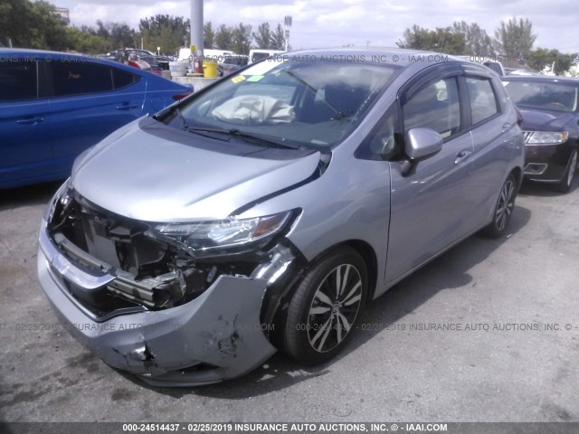 3HGGK5H82JM707519 - 2018 HONDA FIT EX/EXL SILVER photo 2