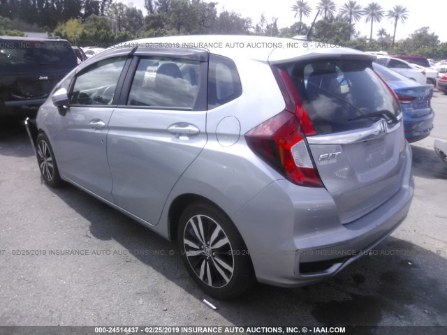 3HGGK5H82JM707519 - 2018 HONDA FIT EX/EXL SILVER photo 3