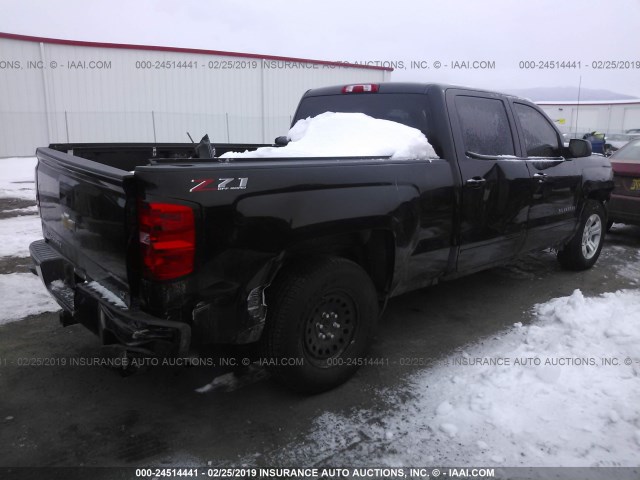 1GCUKREC5JF103643 - 2018 CHEVROLET SILVERADO K1500 LT BLACK photo 4