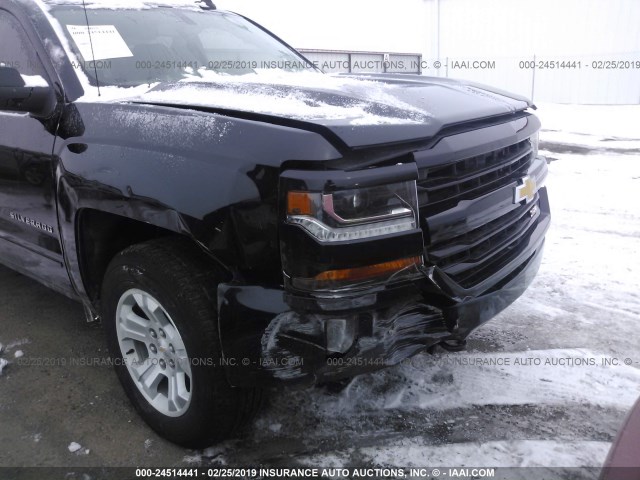 1GCUKREC5JF103643 - 2018 CHEVROLET SILVERADO K1500 LT BLACK photo 6