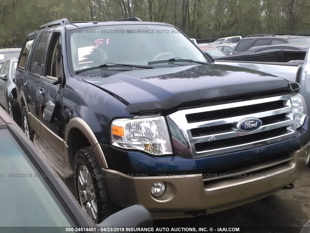 1FMJU1J59BEF11104 - 2011 FORD EXPEDITION XLT/KING RANCH Navy photo 1