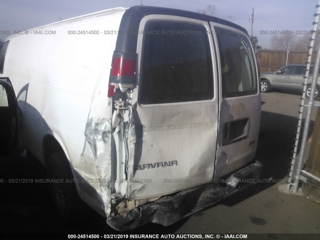 1GTGG29U831105704 - 2003 GMC SAVANA G2500 WHITE photo 6