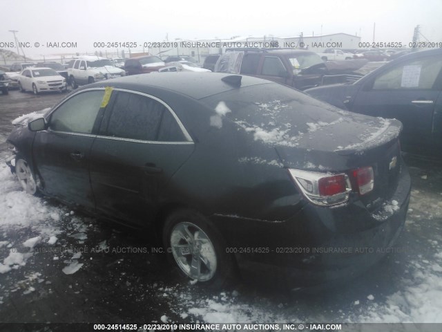 1G11B5SL2FF152833 - 2015 CHEVROLET MALIBU LS GRAY photo 3