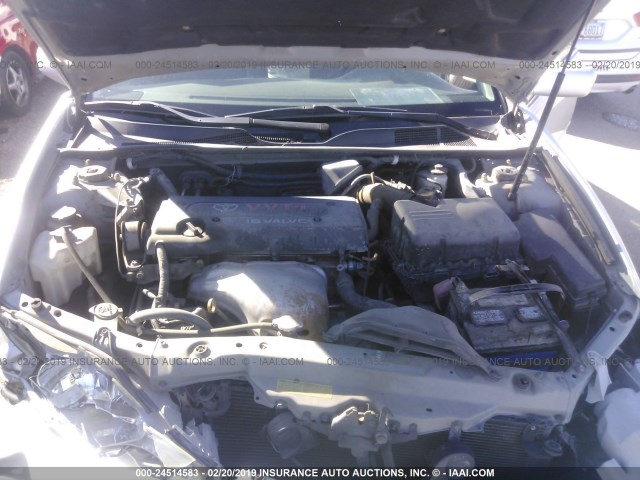 4T1BE32K24U869493 - 2004 TOYOTA CAMRY LE/XLE/SE SILVER photo 10