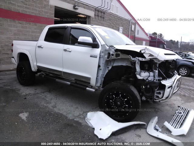 5TFAY5F11FX487607 - 2015 TOYOTA TUNDRA CREWMAX 1794/PLATINUM WHITE photo 1