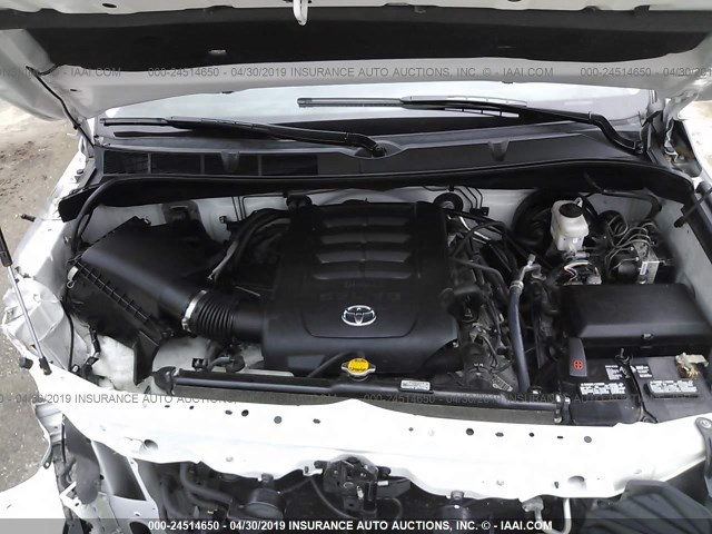 5TFAY5F11FX487607 - 2015 TOYOTA TUNDRA CREWMAX 1794/PLATINUM 白色 照片 10