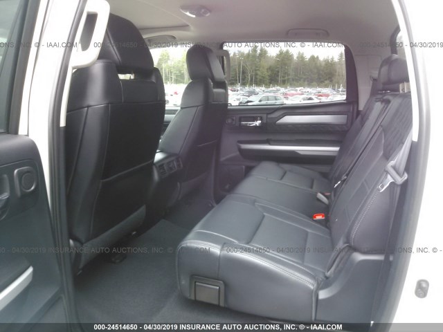 5TFAY5F11FX487607 - 2015 TOYOTA TUNDRA CREWMAX 1794/PLATINUM 白色 照片 8