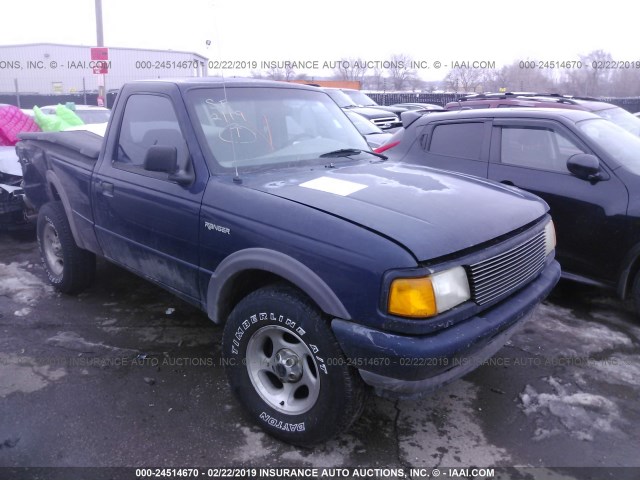 1FTCR11U6VPB04551 - 1997 FORD RANGER Dark Blue photo 1