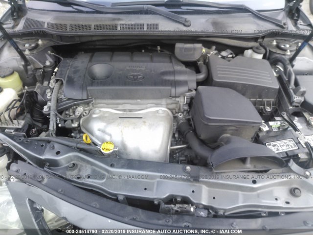 4T1BF3EK2BU127696 - 2011 TOYOTA CAMRY SE/LE/XLE 灰色 照片 10