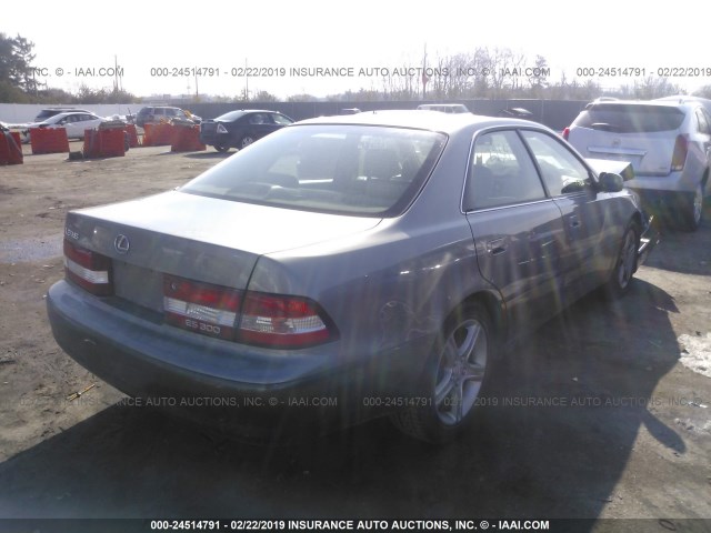 JT8BF28G1Y5084427 - 2000 LEXUS ES 300 GRAY photo 4