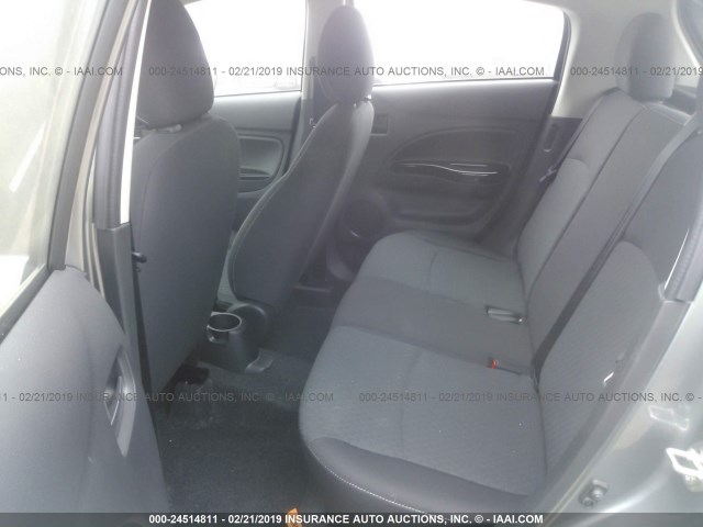 ML32A5HJ6JH009386 - 2018 MITSUBISHI MIRAGE GT GRAY photo 8