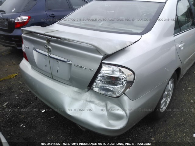 4T1BE32K94U895735 - 2004 TOYOTA CAMRY LE/XLE/SE SILVER photo 6