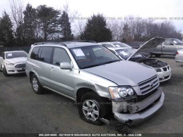 JTEHF21A520047334 - 2002 TOYOTA HIGHLANDER LIMITED SILVER photo 1