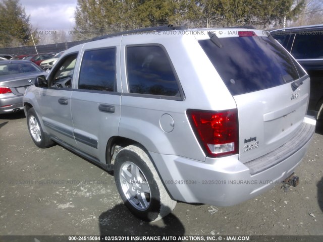 1J4GR48K36C325471 - 2006 JEEP GRAND CHEROKEE LAREDO/COLUMBIA/FREEDOM ვერცხლისფერი ფოტო 3
