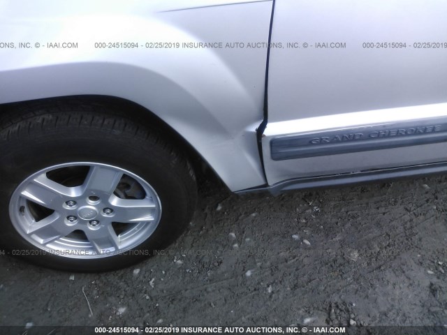 1J4GR48K36C325471 - 2006 JEEP GRAND CHEROKEE LAREDO/COLUMBIA/FREEDOM ვერცხლისფერი ფოტო 6