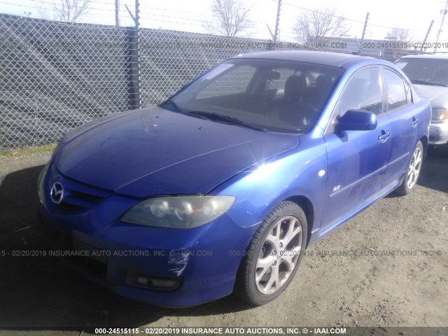 JM1BK324571732391 - 2007 MAZDA 3 S BLUE photo 2