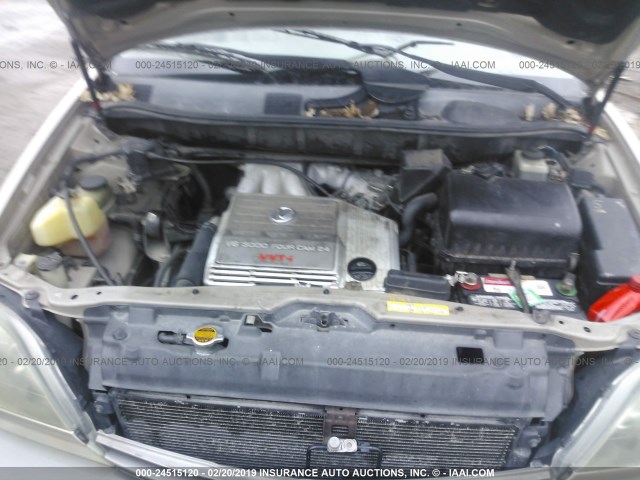 JT6HF10U9X0044803 - 1999 LEXUS RX 300 TAN photo 10