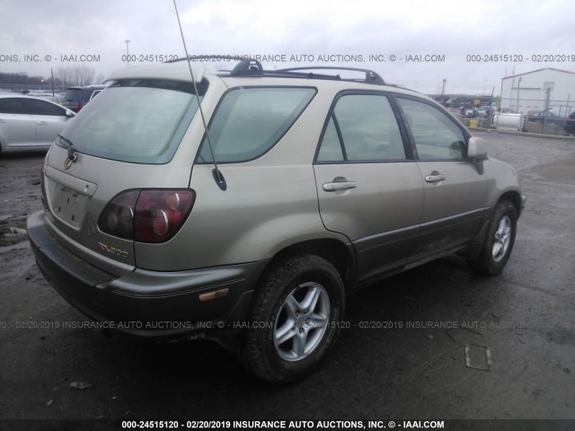 JT6HF10U9X0044803 - 1999 LEXUS RX 300 TAN photo 4