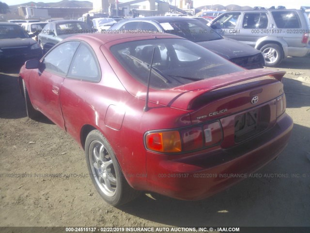 JT2ST07N8S0021885 - 1995 TOYOTA CELICA GT RED photo 3