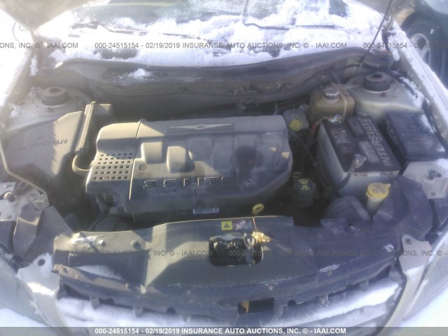 2A4GF68446R729652 - 2006 CHRYSLER PACIFICA TOURING GOLD photo 10