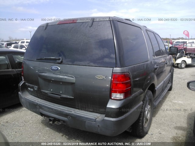 1FMRU15W14LB91636 - 2004 FORD EXPEDITION XLT GRAY photo 4