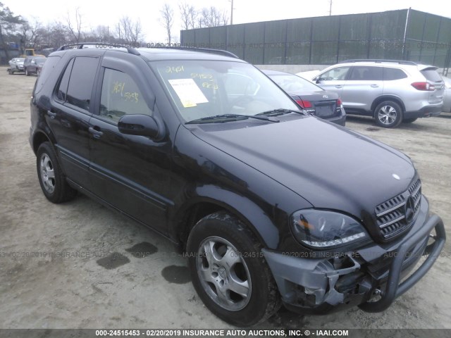 4JGAB54E93A385831 - 2003 MERCEDES-BENZ ML 320 BLACK photo 1