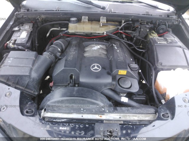 4JGAB54E93A385831 - 2003 MERCEDES-BENZ ML 320 BLACK photo 10