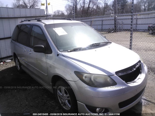 JM3LW28J250538945 - 2005 MAZDA MPV WAGON SILVER photo 1