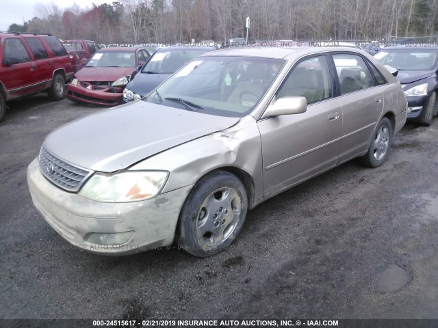 4T1BF28B13U271800 - 2003 TOYOTA AVALON XL/XLS GOLD photo 2