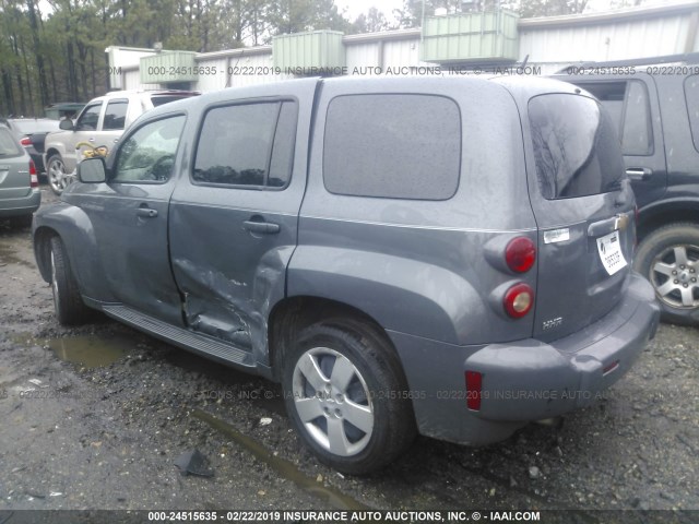 3GNCA23D58S712987 - 2008 CHEVROLET HHR LT GRAY photo 3