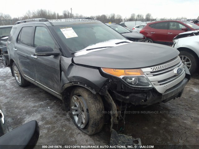 1FMHK8D88CGA10794 - 2012 FORD EXPLORER XLT GRAY photo 1