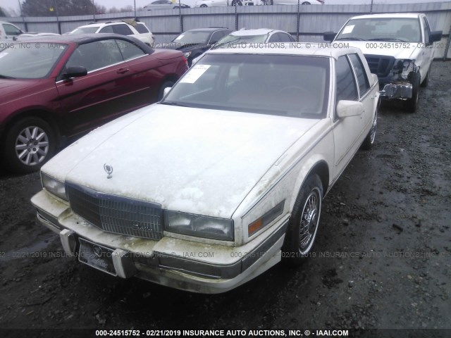 1G6KS5150JU817704 - 1988 CADILLAC SEVILLE WHITE photo 2