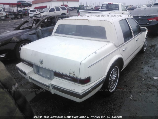 1G6KS5150JU817704 - 1988 CADILLAC SEVILLE WHITE photo 4