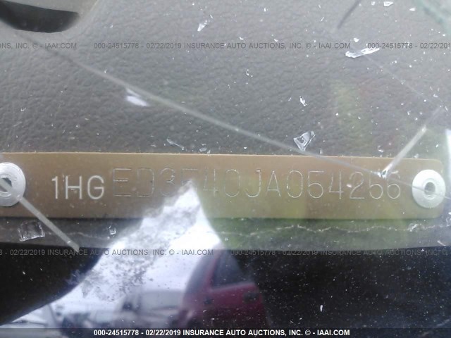 1HGED3540JA054256 - 1988 HONDA CIVIC DX 绿色 照片 9