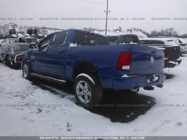 1C6RR7KT5FS696517 - 2015 RAM 1500 ST BLUE photo 3