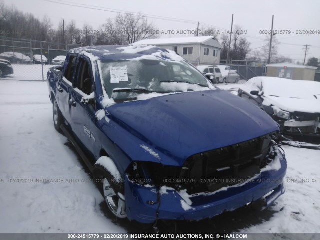 1C6RR7KT5FS696517 - 2015 RAM 1500 ST BLUE photo 6